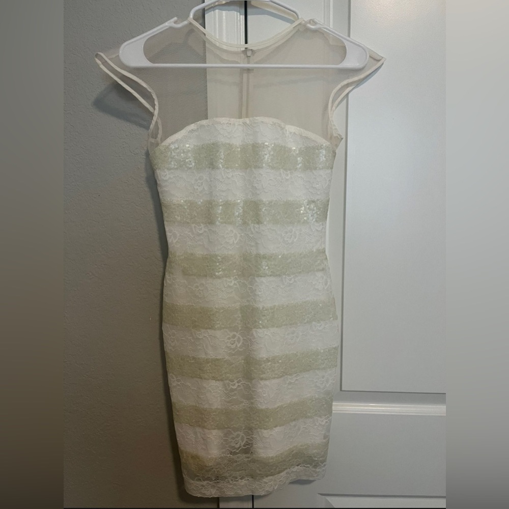 New White Fitted Dress